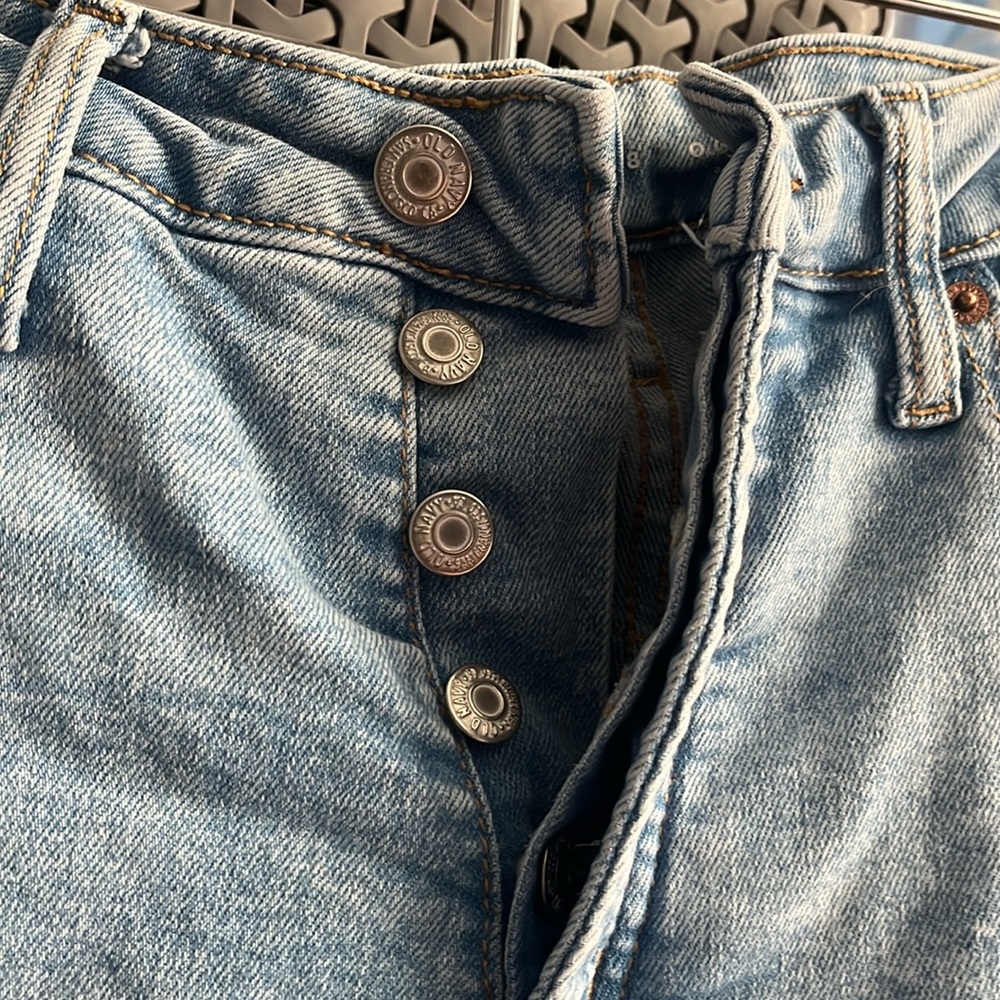EUC High Rise Straight Jeans - Picture 2 of 6